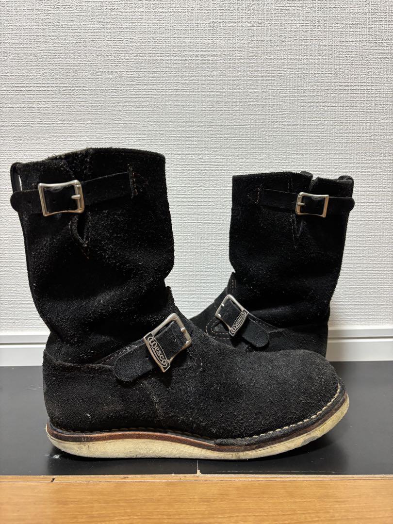 wesco boss ウエスコ ボス ブラック ラフアウト スエード