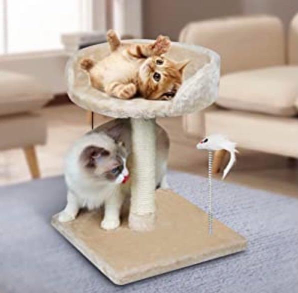 全国無料限定SALE ❤キャットタワー&爪研ぎで愛猫ちゃん大満足 ❤ストレス解消&ゆったり寛げる❣ ny7Mu-m58864461666 即納超特価