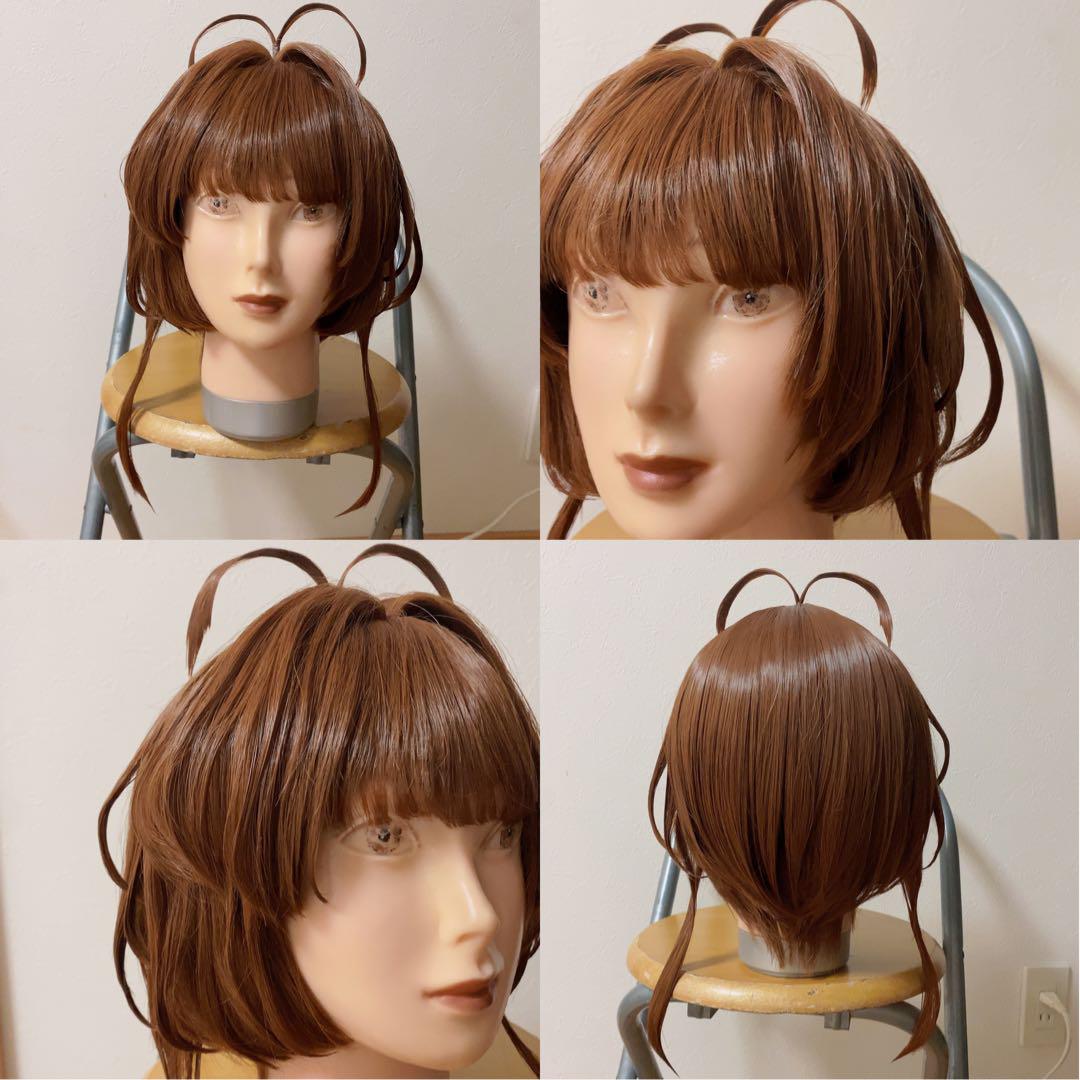 カードキャプターさくら 木之本さくら コスプレ 封印の杖 ウィッグ 一式セット カードキャプターさくら 木之本さくら コスプレ 封印の杖
