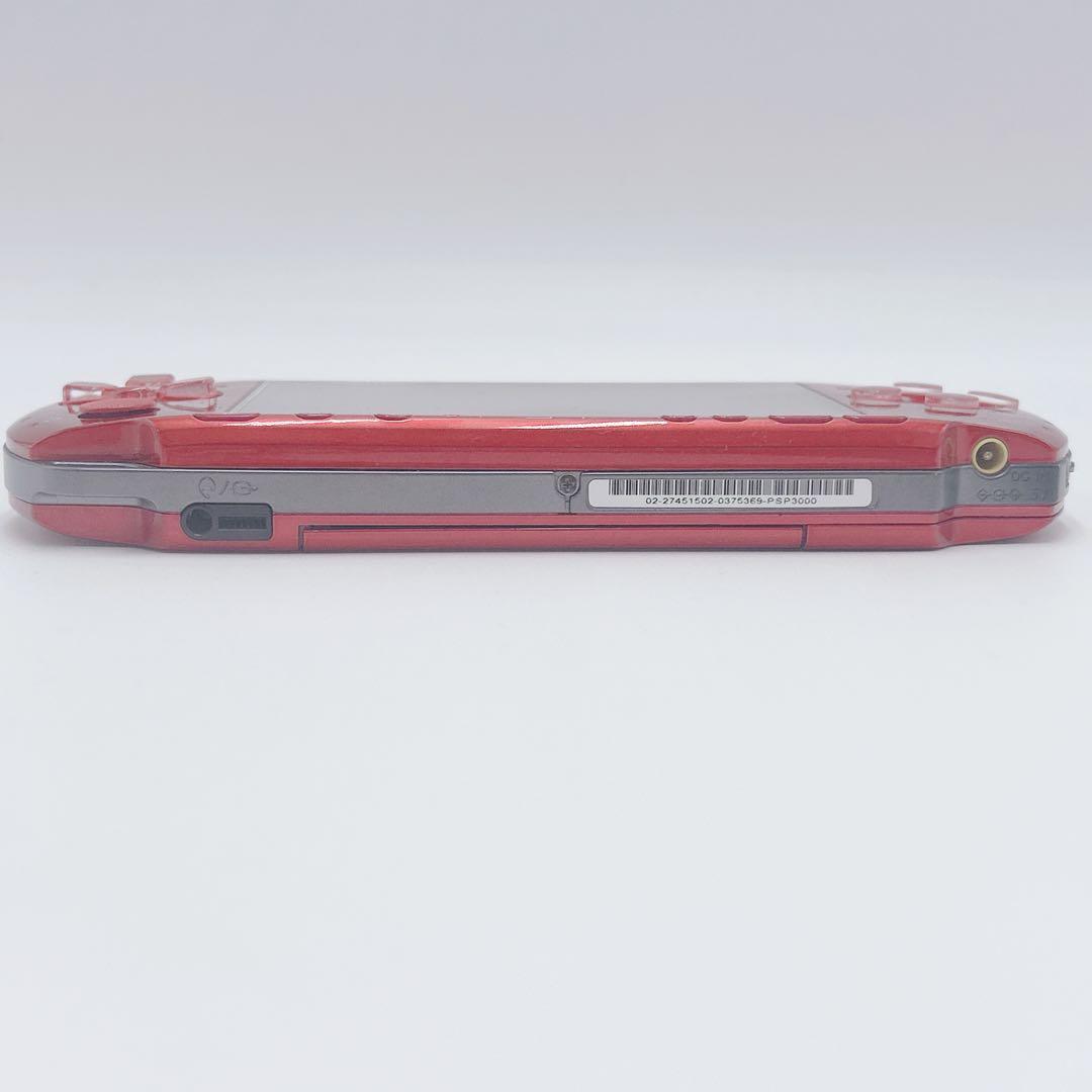✨美品✨ PSP 3000レッド 純正充電器付き バッテリー無し