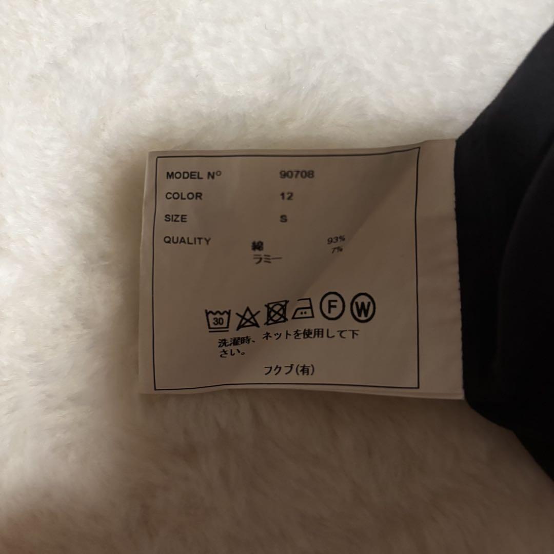 ギャザースモッグワンピース ブラック