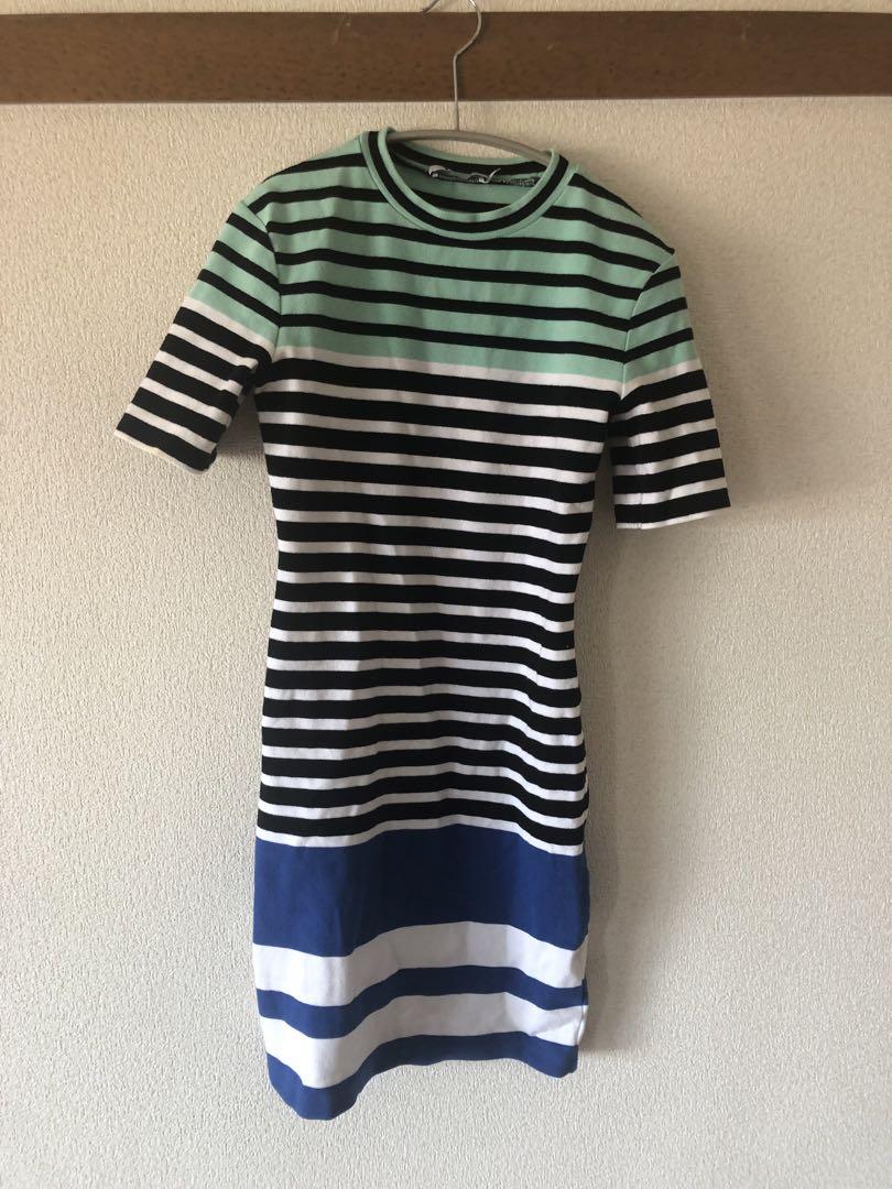 Tby Alexander Wang アレキサンダーワン ボーダーワンピース