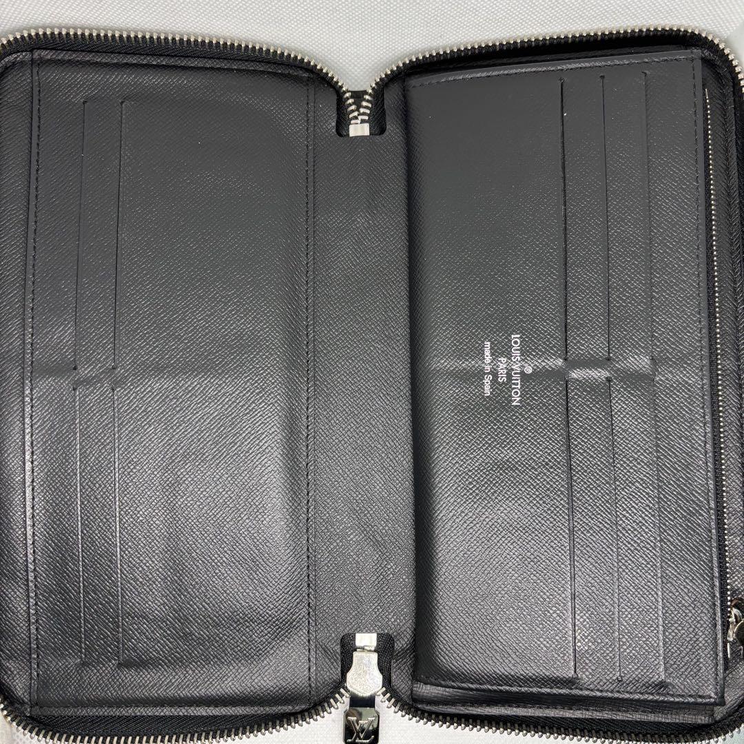 [超美品]LOUIS VUITTON ラウンドファスナー長財布 グラフィット