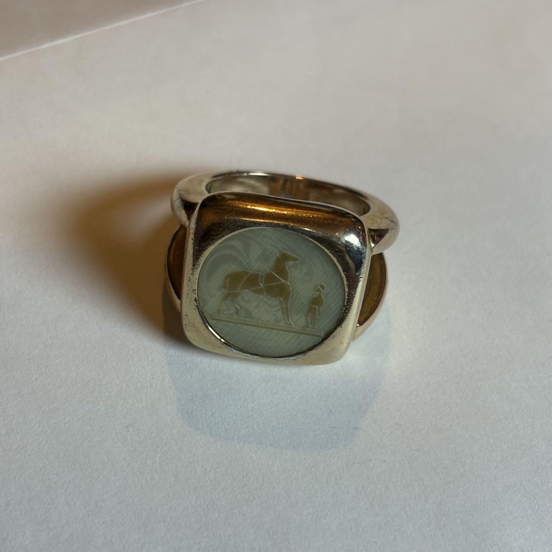 HERMES コロゾリング ピンクゴールドsize50 9.5号 - メルカリ