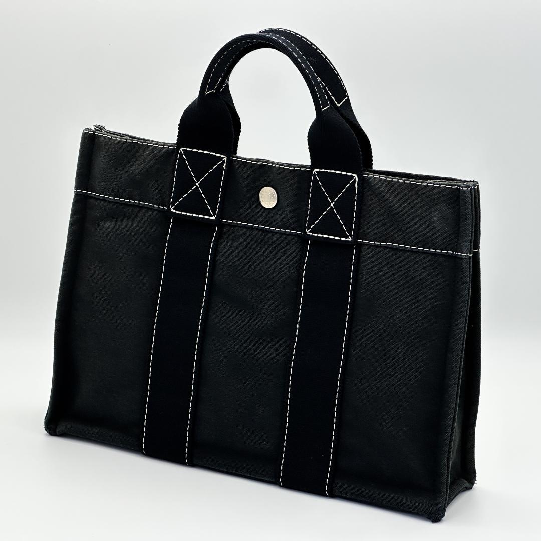 エルメス　フールトゥ　PM ブラック HERMES◇エルメス◇フールトゥPM トートバッグ ブラック黒