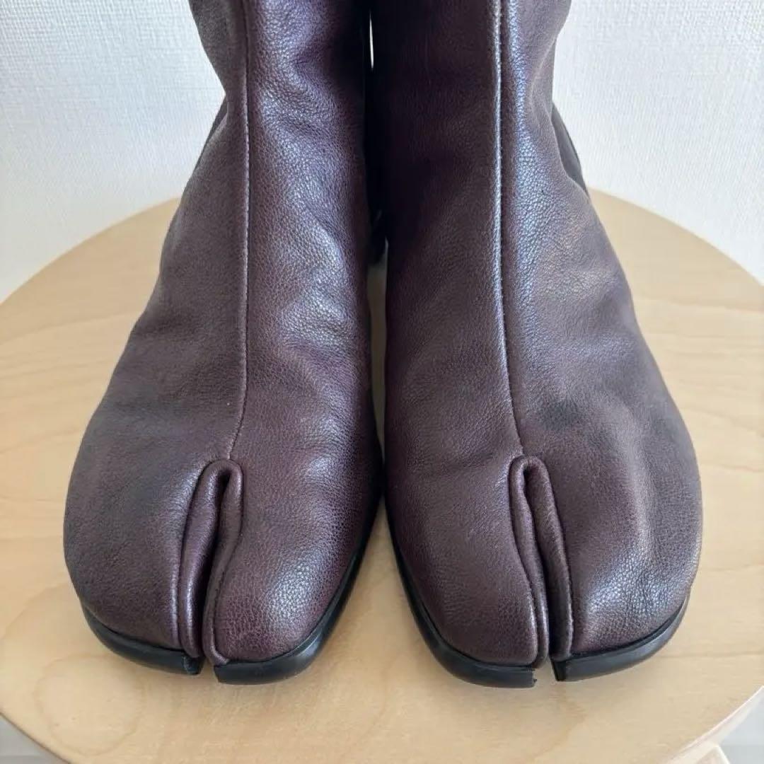 Maison Margiela タビ　バーガンディ