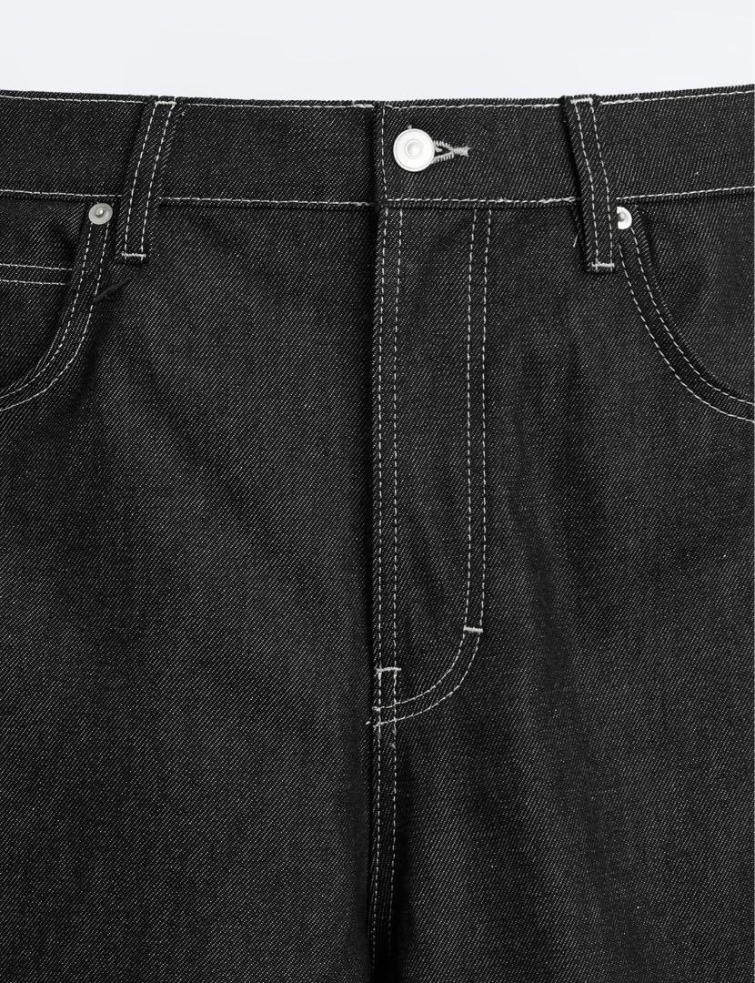 ZARA バギーデニムショートパンツ