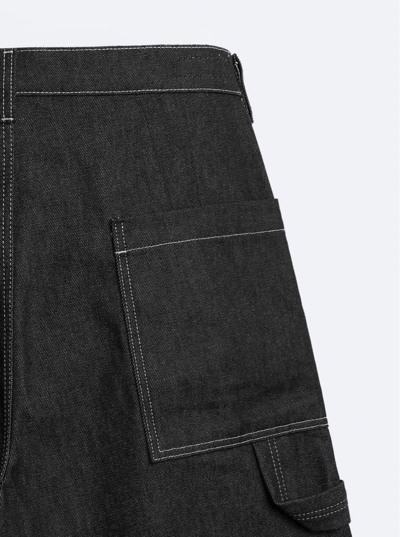 ZARA バギーデニムショートパンツ