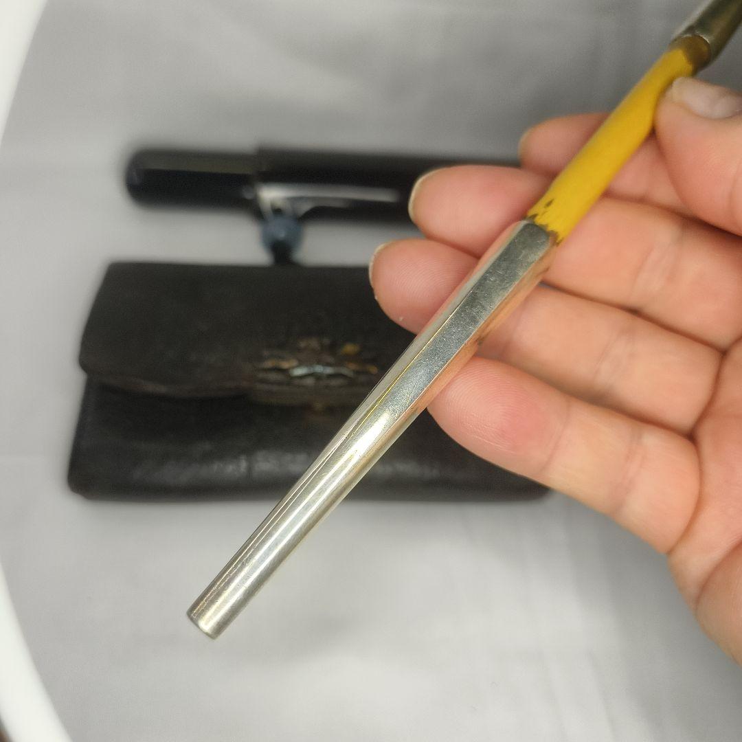 江戸期 胴乱 煙草入れ 前金具 緒締 煙管筒