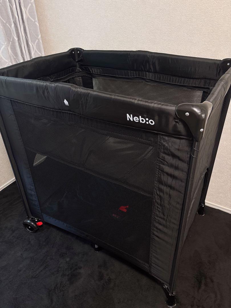 Nebio エコットスリープミニハイ 折りたたみプレイヤード　ベビーベッド