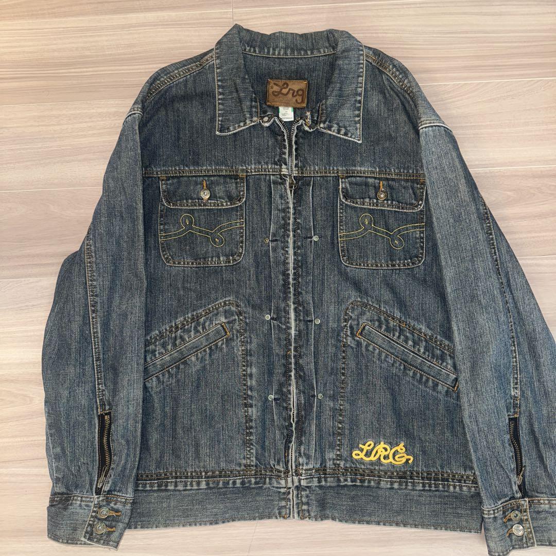 ヴィンテージ LRG チーフロッカー メンズ ダメージデニムジャケット