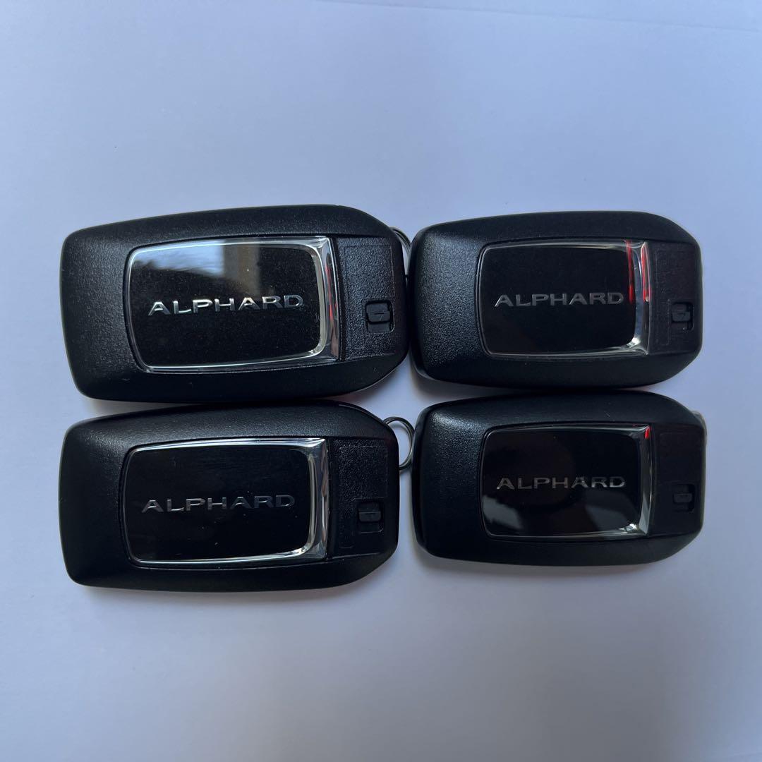 ☆お求めやすく価格改定☆ アルファード4つボタンスマートキー 4個