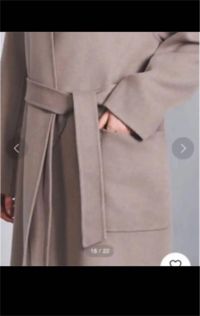 UNITED ARROWS UBCB リバー Vノーカラー コート†