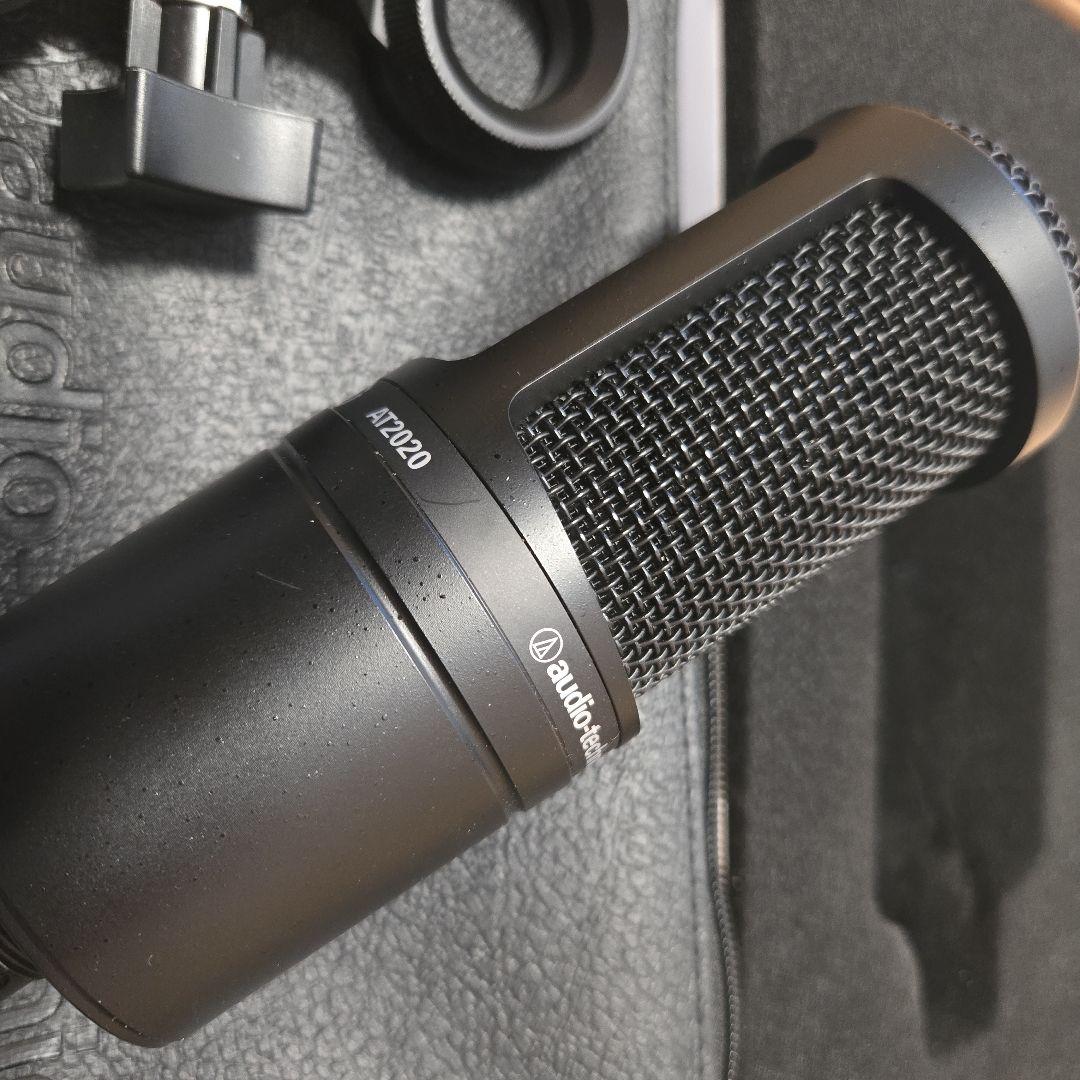 audio-technica AT2020 コンデンサーマイク（中古）