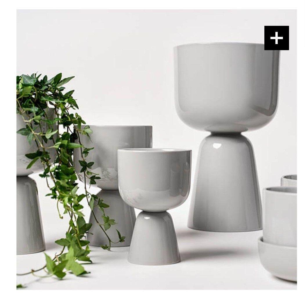 ペールグレー 植木鉢iittala