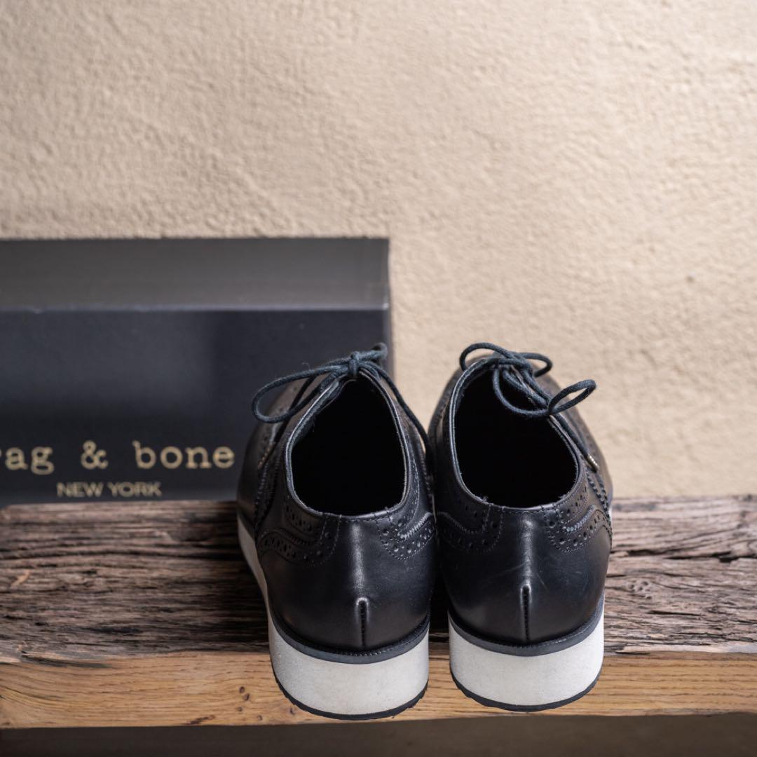 美品　rag & boneレザー　オックスフォードシューズ