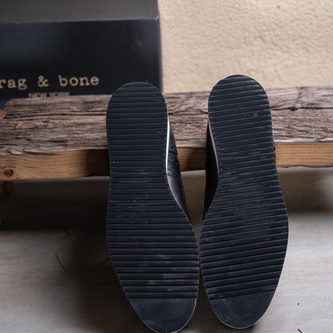 美品　rag & boneレザー　オックスフォードシューズ
