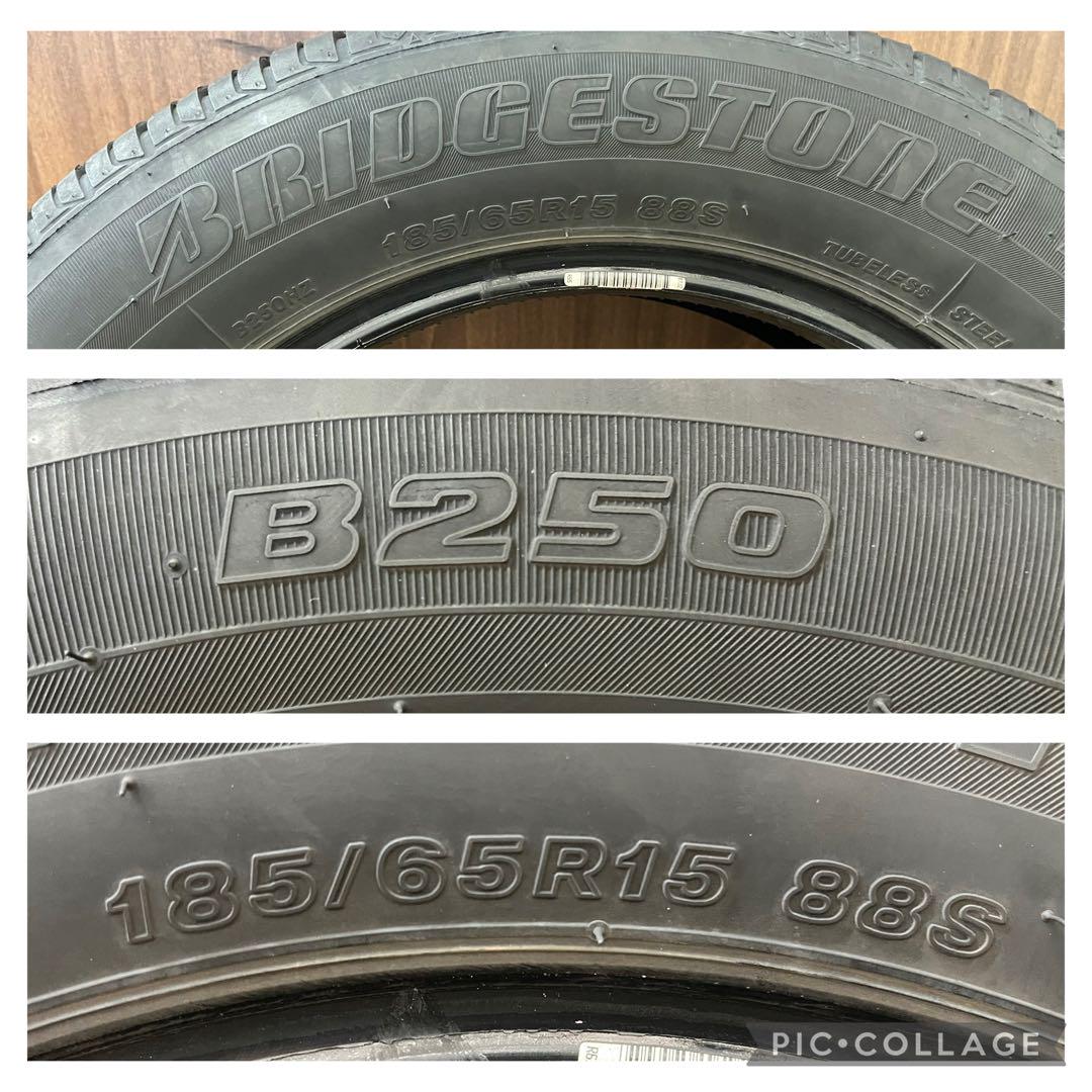2018年製 ブリヂストン 中古サマータイヤ 185/65R15 2本セット