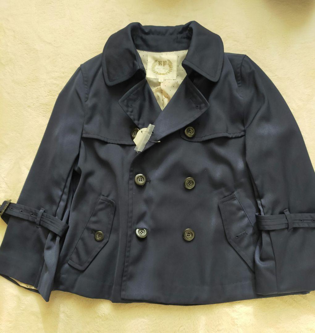 【りっぽ様専用】 新品未使用 トレンチ ショート丈 紺 ロペピクニック 38