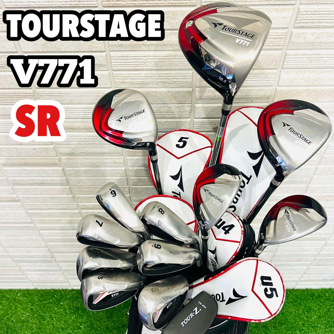 ゴルフセット　ブリヂストン　V771 メンズ　男性用　ゴルフ一式　ツアーステージ
