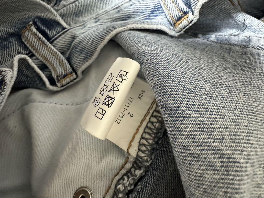 Suzu Hirose CLANE TUCK WIDE DENIM PANTS