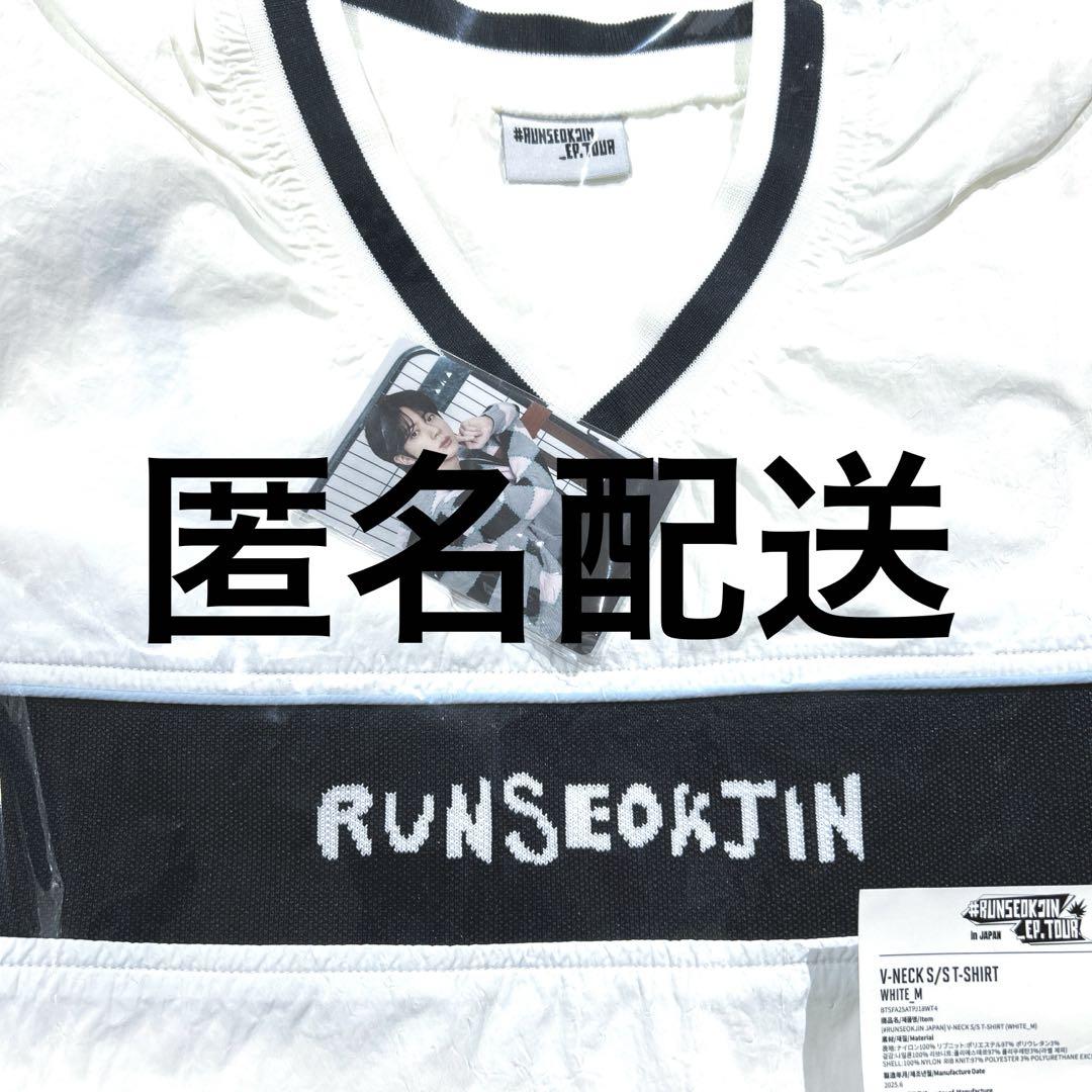 RUNSEOKJIN Vネック Tシャツ フォトカード付き