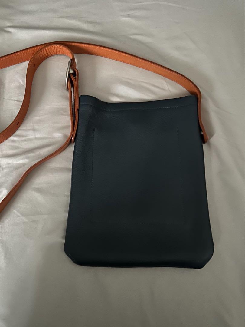 Hender Scheme エンダースキーマ 正規品 ネイビー レザー バッグ