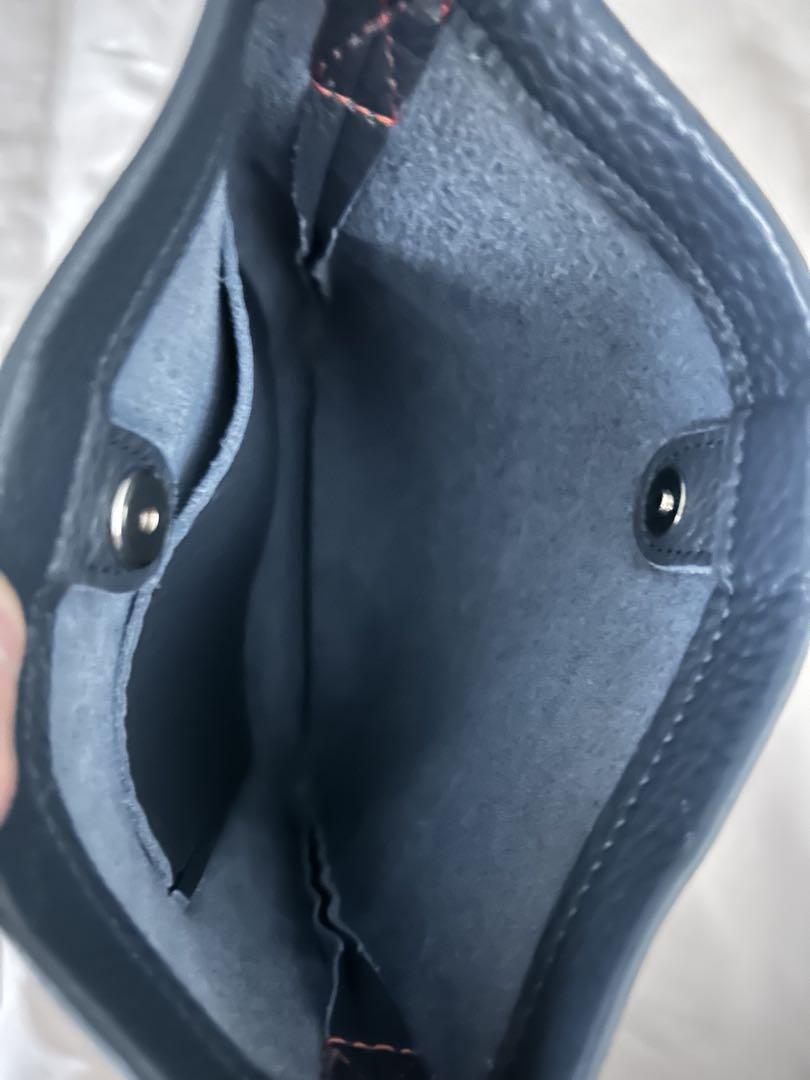Hender Scheme エンダースキーマ 正規品 ネイビー レザー バッグ