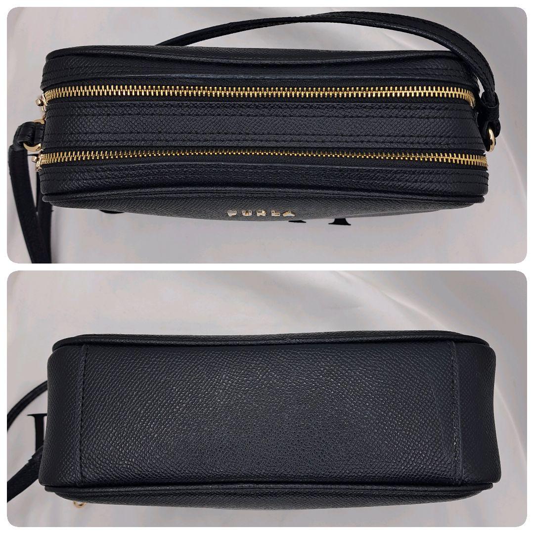 美品 フルラ リリー カメラバッグ ショルダーバッグ ダブル