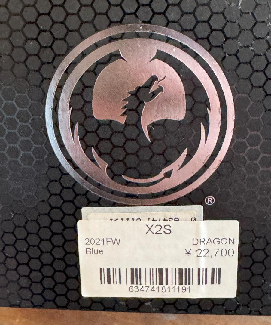 DORAGON X2Sゴーグル Blue オプションレンズ付き