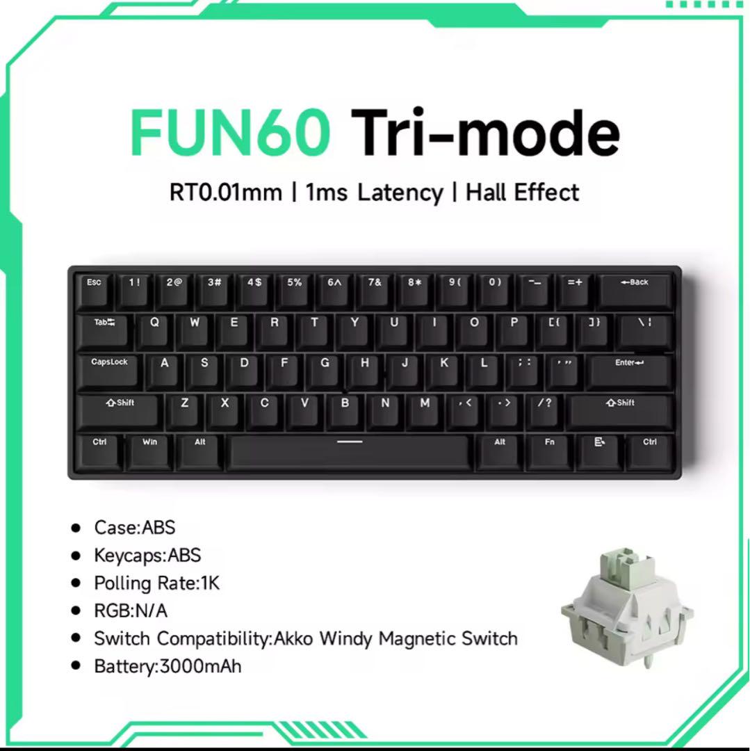 Akko MonsGeek FUN60 tri-mod