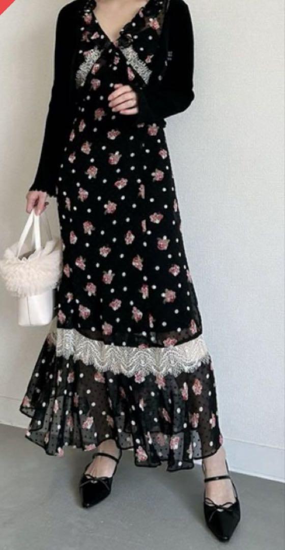 【LILY BROWN × ANNA SUI】バリエ柄ワンピース