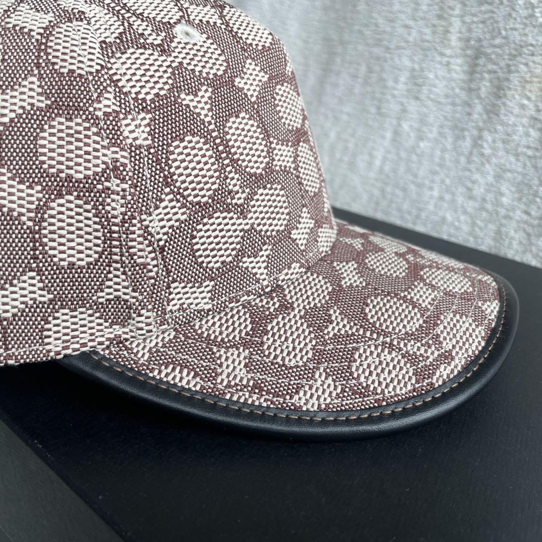 【新品・未使用】COACH シグネチャー ジャカードベースボールキャップ