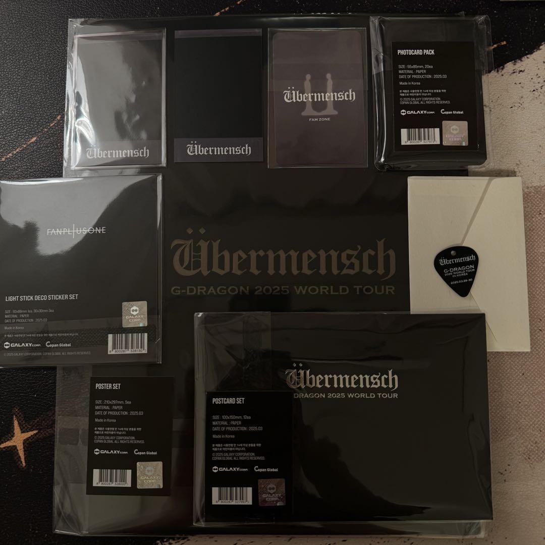 G-DRAGON Übermensch ソウルコMD入場者限定ピックセット