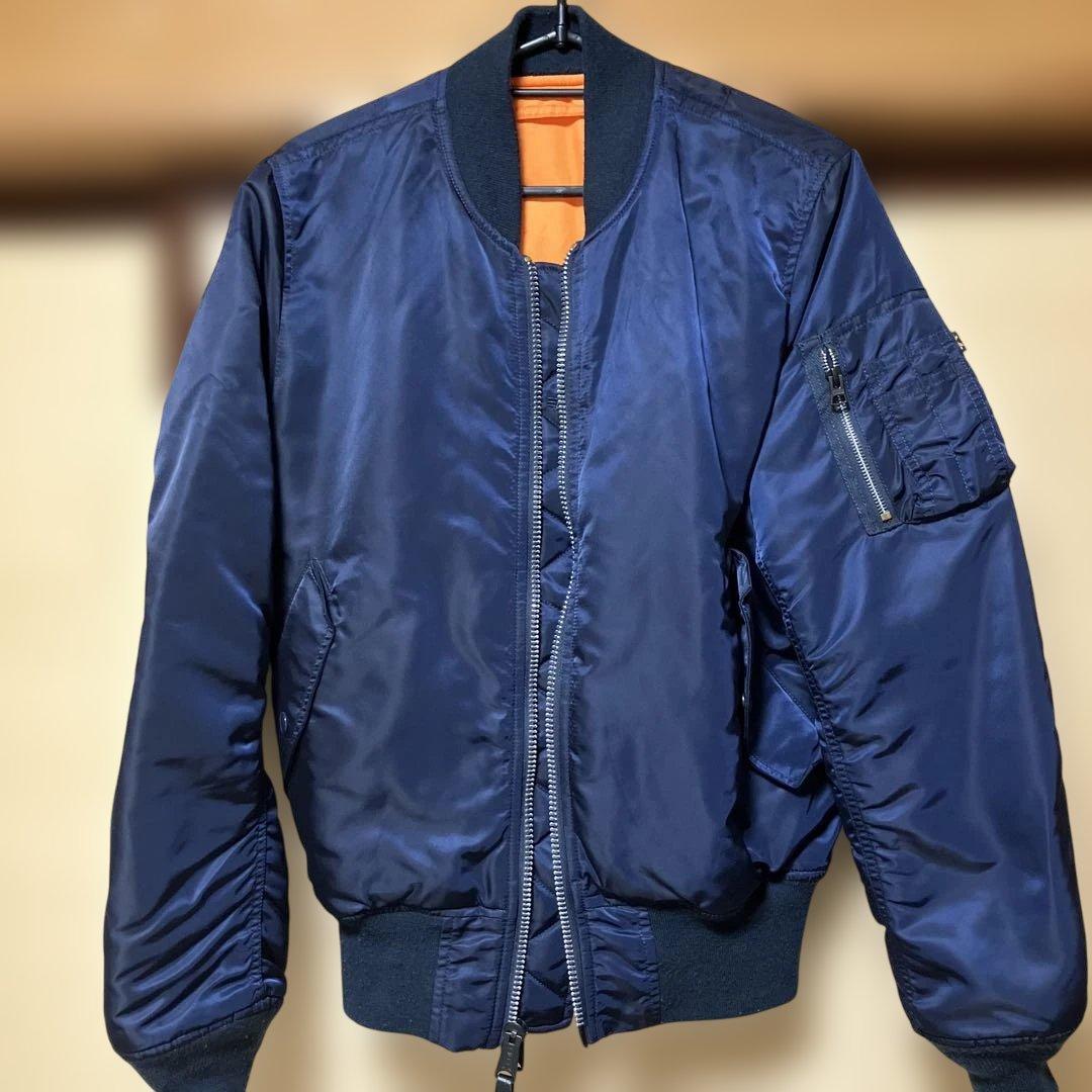 MA-1 ネイビー　サイズS 美品