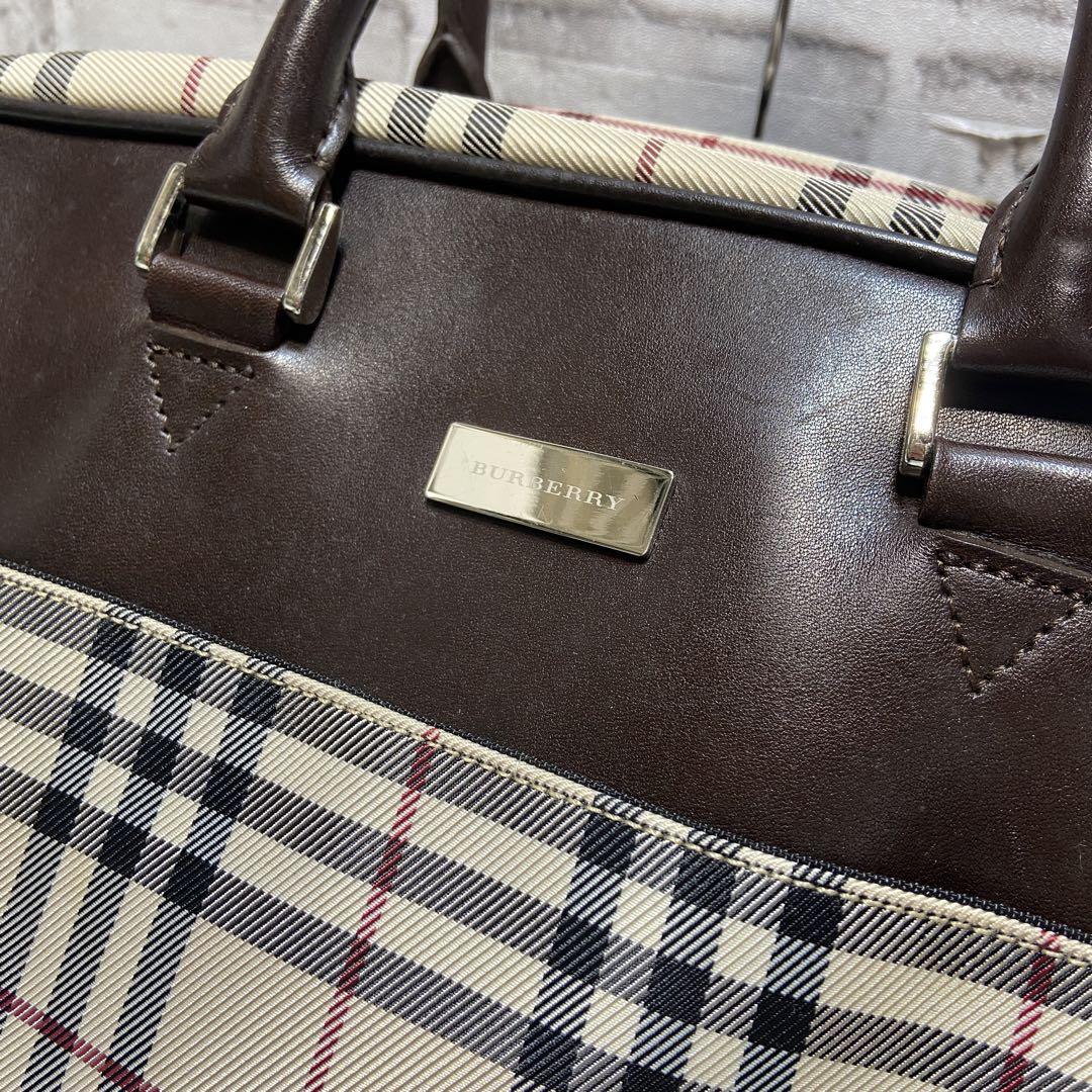 美品⭐️Burberry バーバリー　ノバチェック　ボストンバッグ　旅行