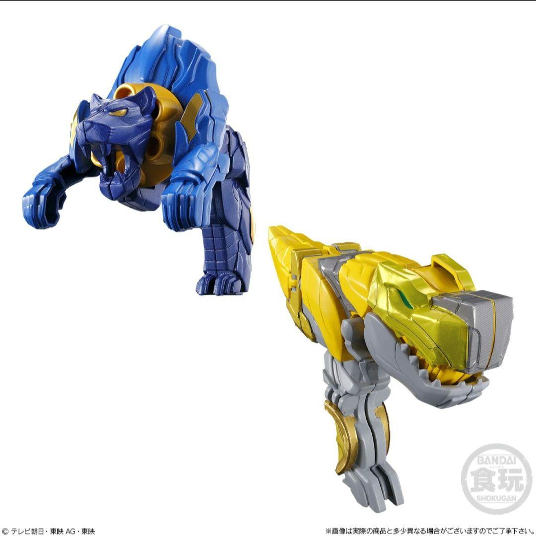 塗装完成品　ミニプラ　テガソード　ゴジュウジャー 完成品】ミニプラ ナンバーワン合体シリーズ01 ゴジュウジャー