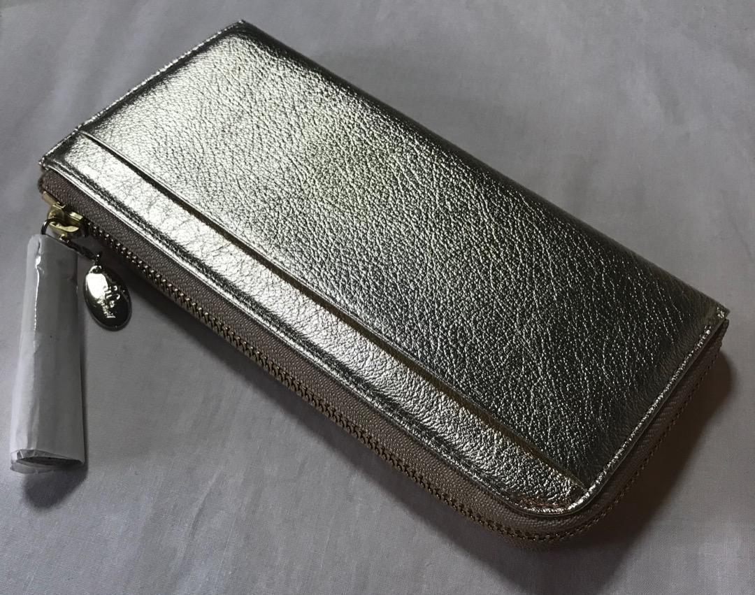 Manhattaner's マンハッタナーズ 長財布 ラウンドファスナー