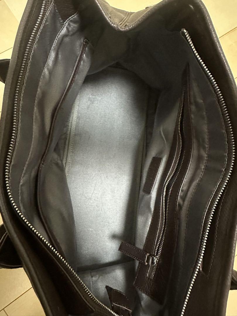 【美品】BARNEYS NEWYORK レザートートバッグ（ブラウン）