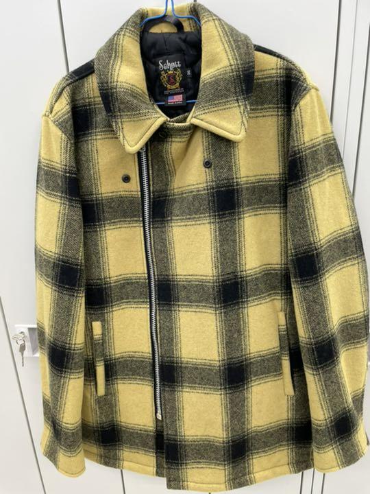 格安最新品 ショットウールライダース 36 チェック柄 ja7L5-m58912170528 最安値セール