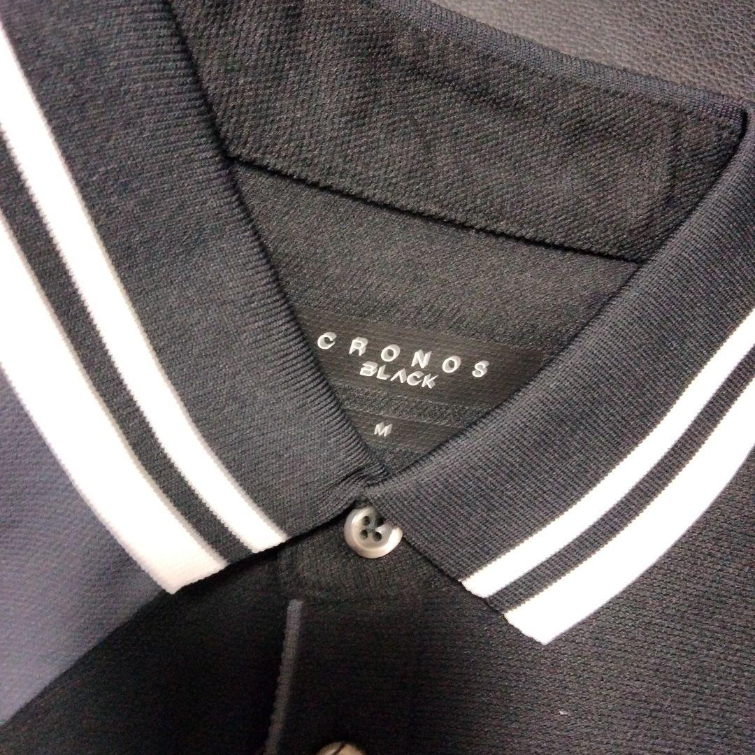 CRONOS ブラック ポロシャツ M