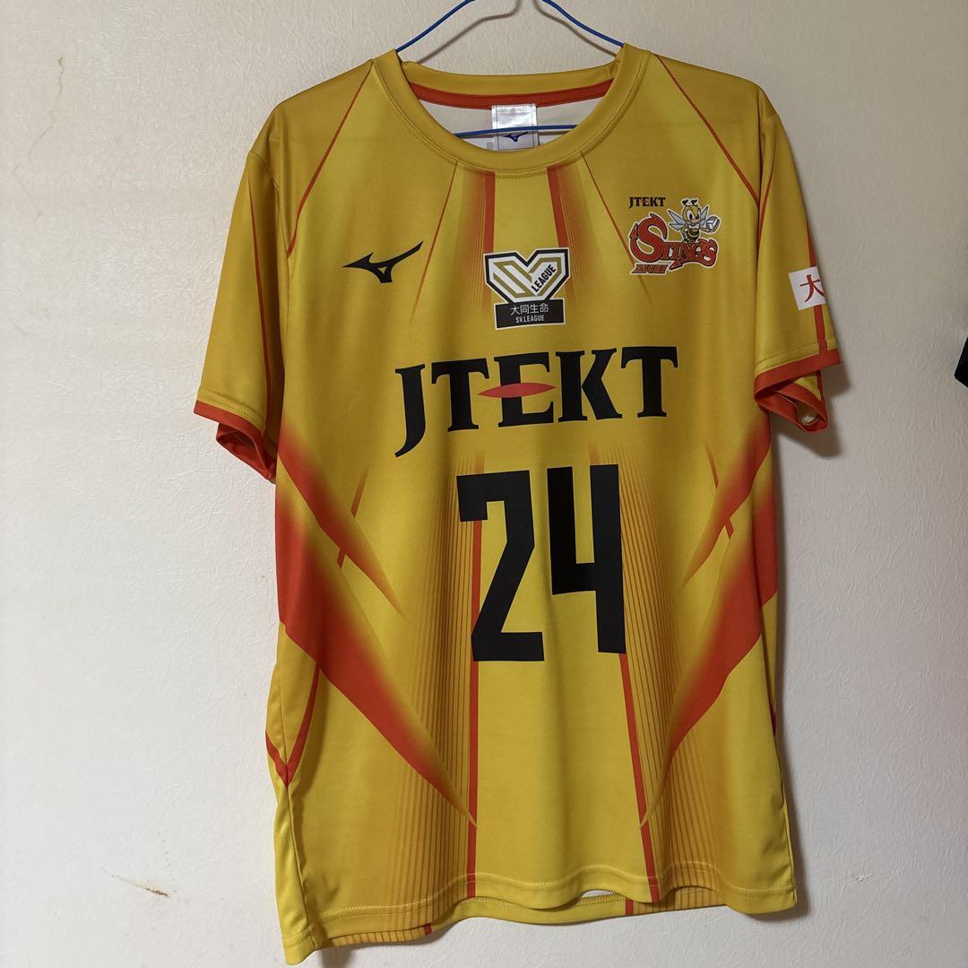 ジェイテクトSTINGS愛知 レプリカユニフォーム Lサイズ 小川智大選手 ジェイテクトSTINGS愛知 レプリカユニフォーム Lサイズ 小川智大