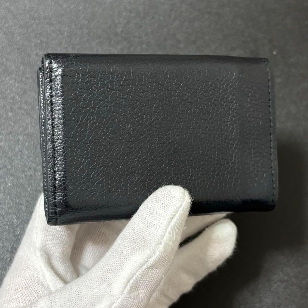 k57　ロックミニ　ルイヴィトン　三つ折り財布　ブラック