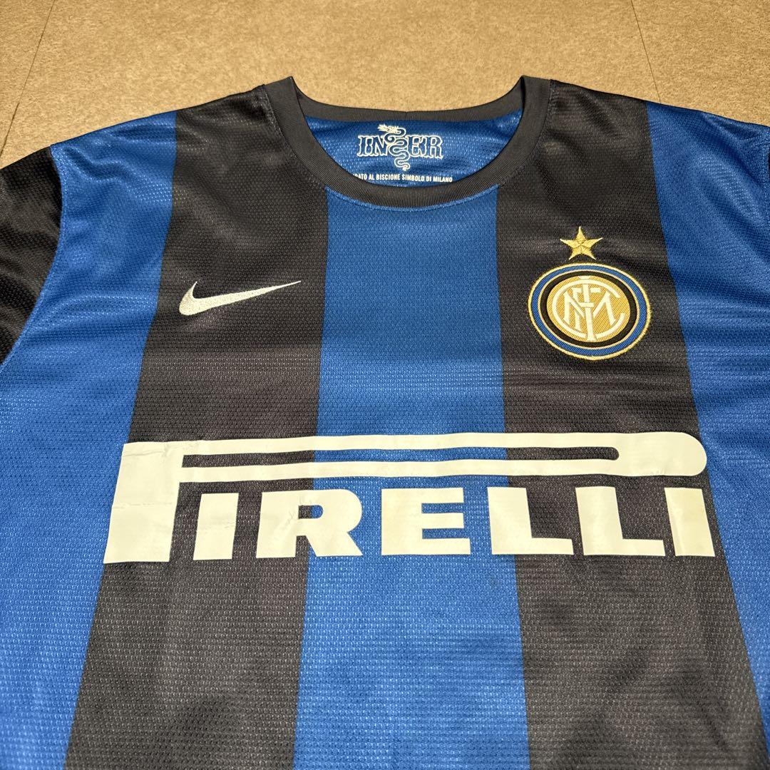 Nike Inter インテル　ユニフォーム　ゲームシャツ　サッカー　長友
