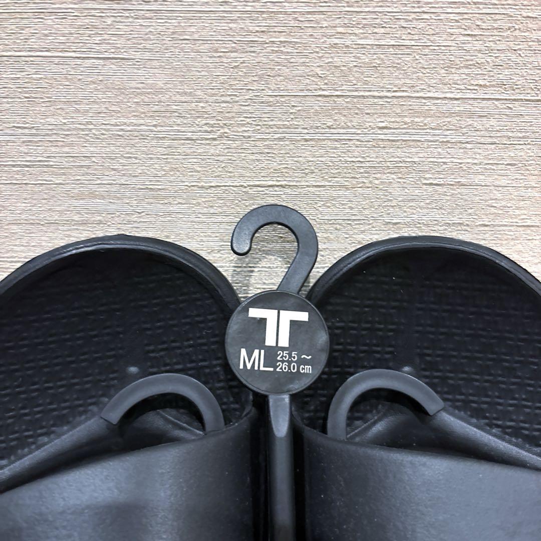 Telicリカバリーサンダル ブラックW-BUCKLE サイズML25.5-26