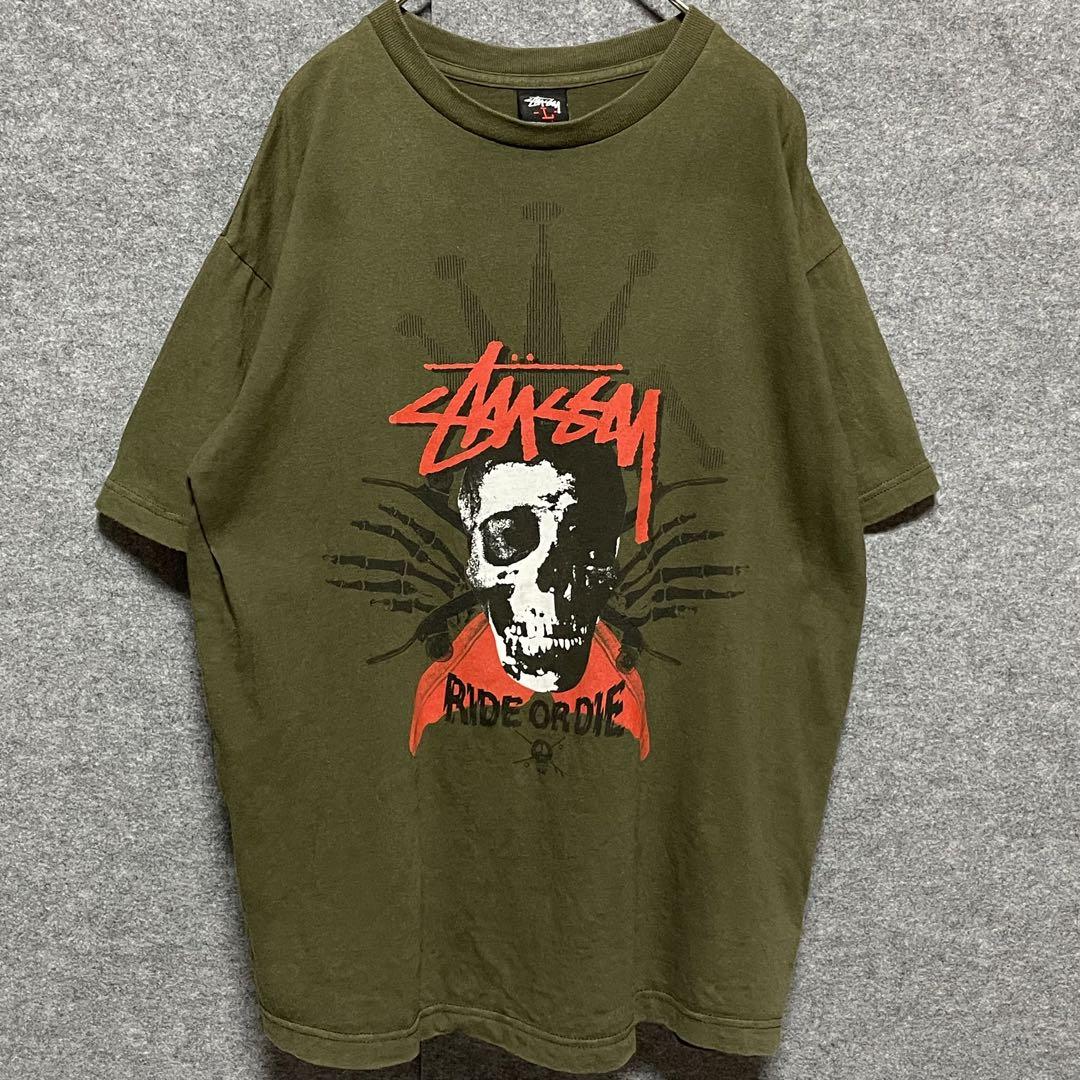 90s OLDSTUSSY クラウン　スカル　RIDEORDIE ステューシー