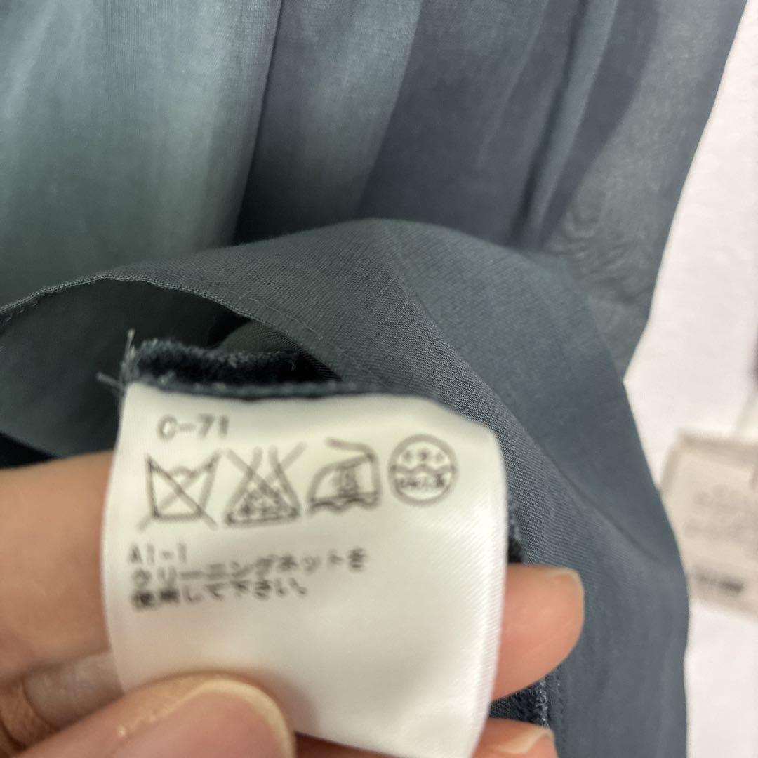 DESOI グリーン Vネック チュニック Lサイズ