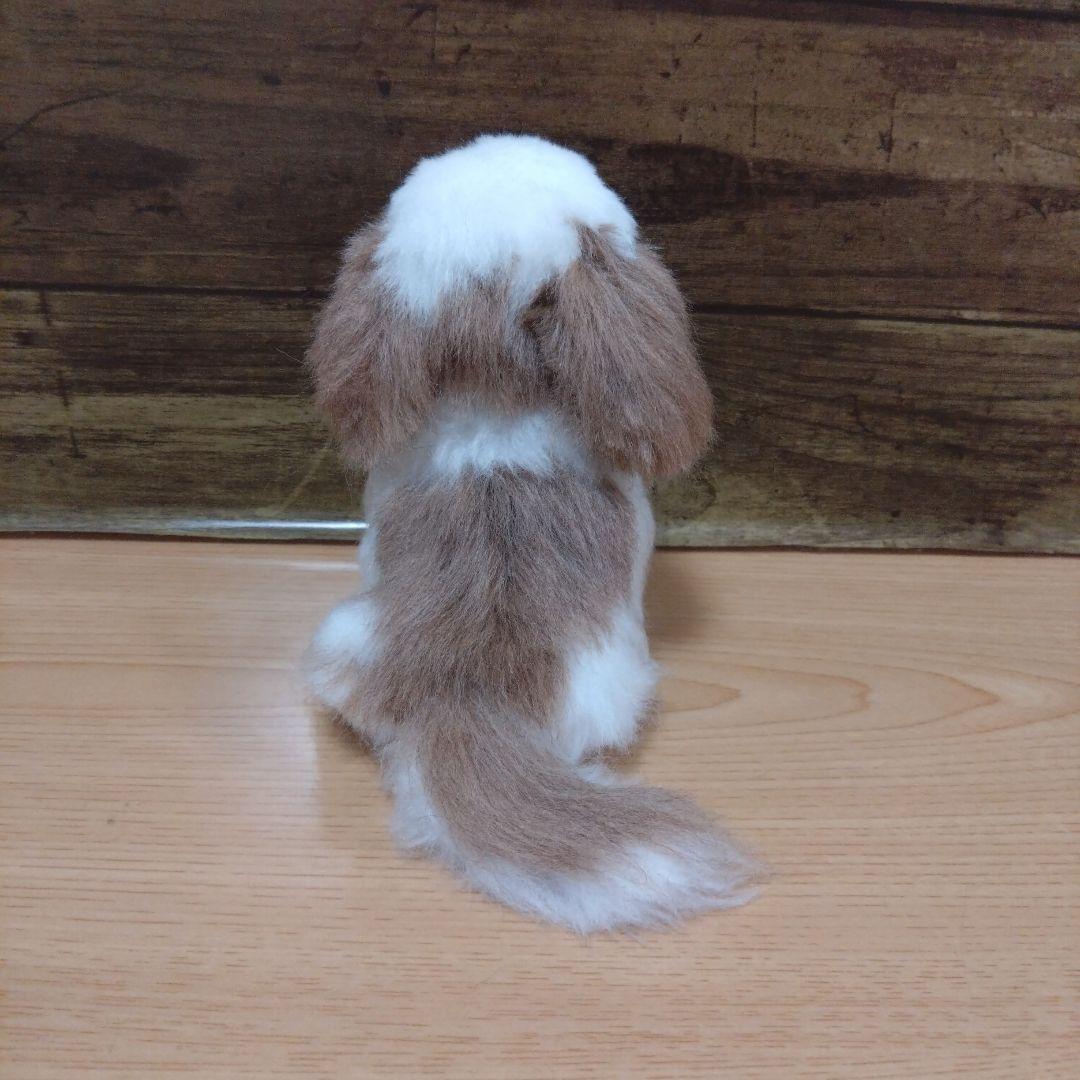 羊毛フェルト　シーズー　ハンドメイド　犬　置物