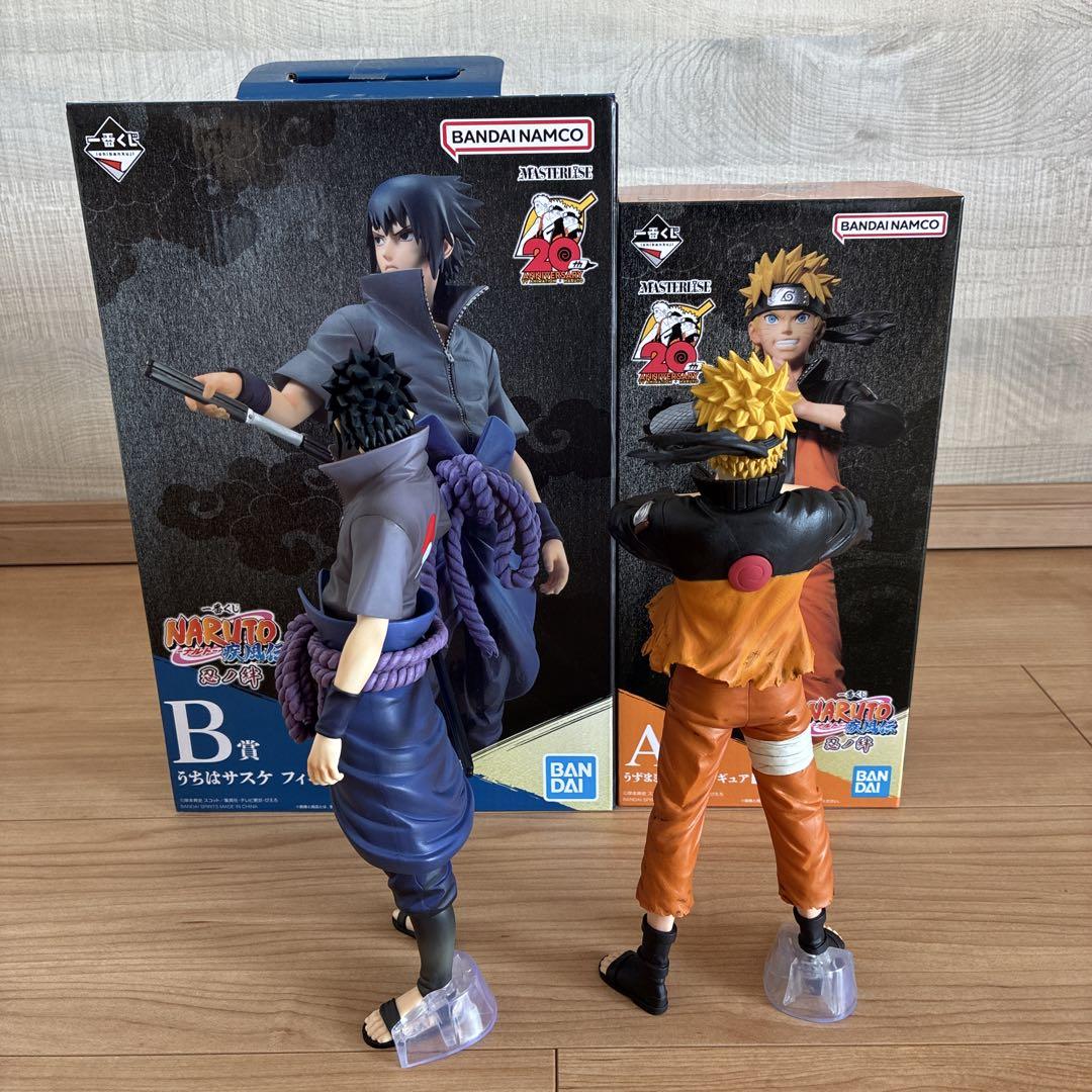一番くじNARUTOナルトA賞うずまきナルト B賞うちはサスケ　フィギュアセット 一番くじ ナルト 忍ノ絆 A賞 うずまきナルト B賞 うちはサスケ