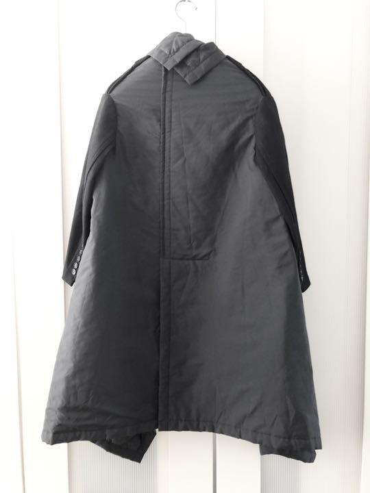 COMME des GARCONS コムコム 異素材ドッキングコート 黒